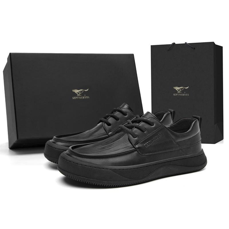 

SEPTWOLVES Повседневные туфли мужские черные, цвет Black (Standard Leather Shoe Size)
