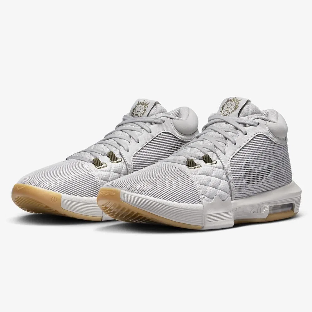 Кроссовки Nike Lebron Witness 8 x Faze Clan FV0400001, Light Iron Ore Sail Gum Tan Medium Olive — фото 2