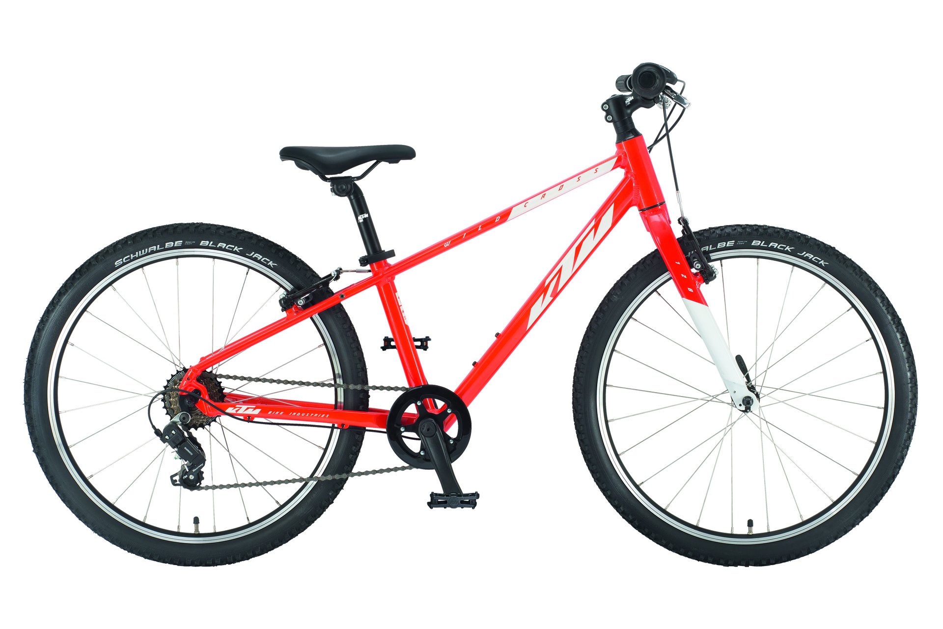 

Горный велосипед KTM Wild Cross 24 - 24 дюймов - Diamant - 2023, цвет Orange|fire orange (white)