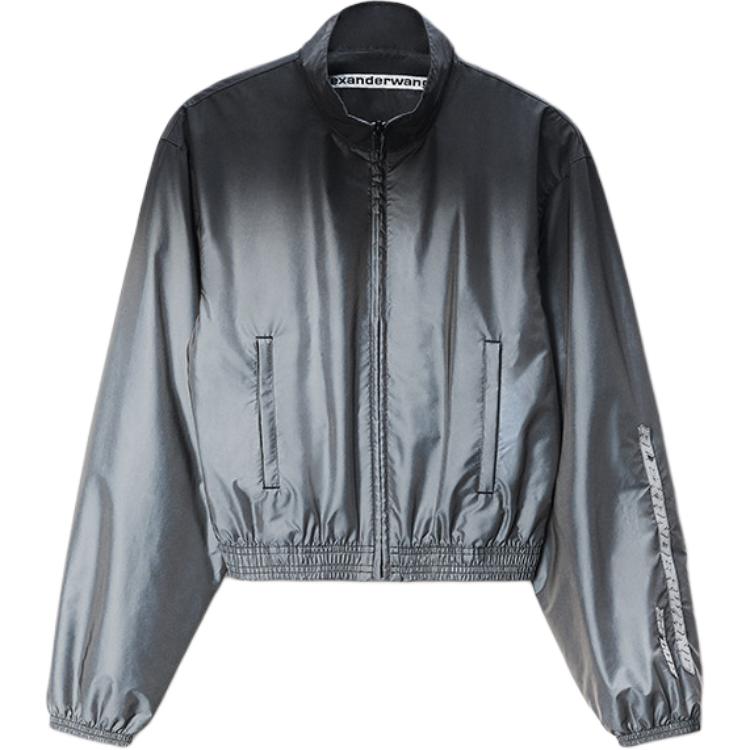 

Куртка и пальто FW25 для женщин Alexander Wang, черный/серебро