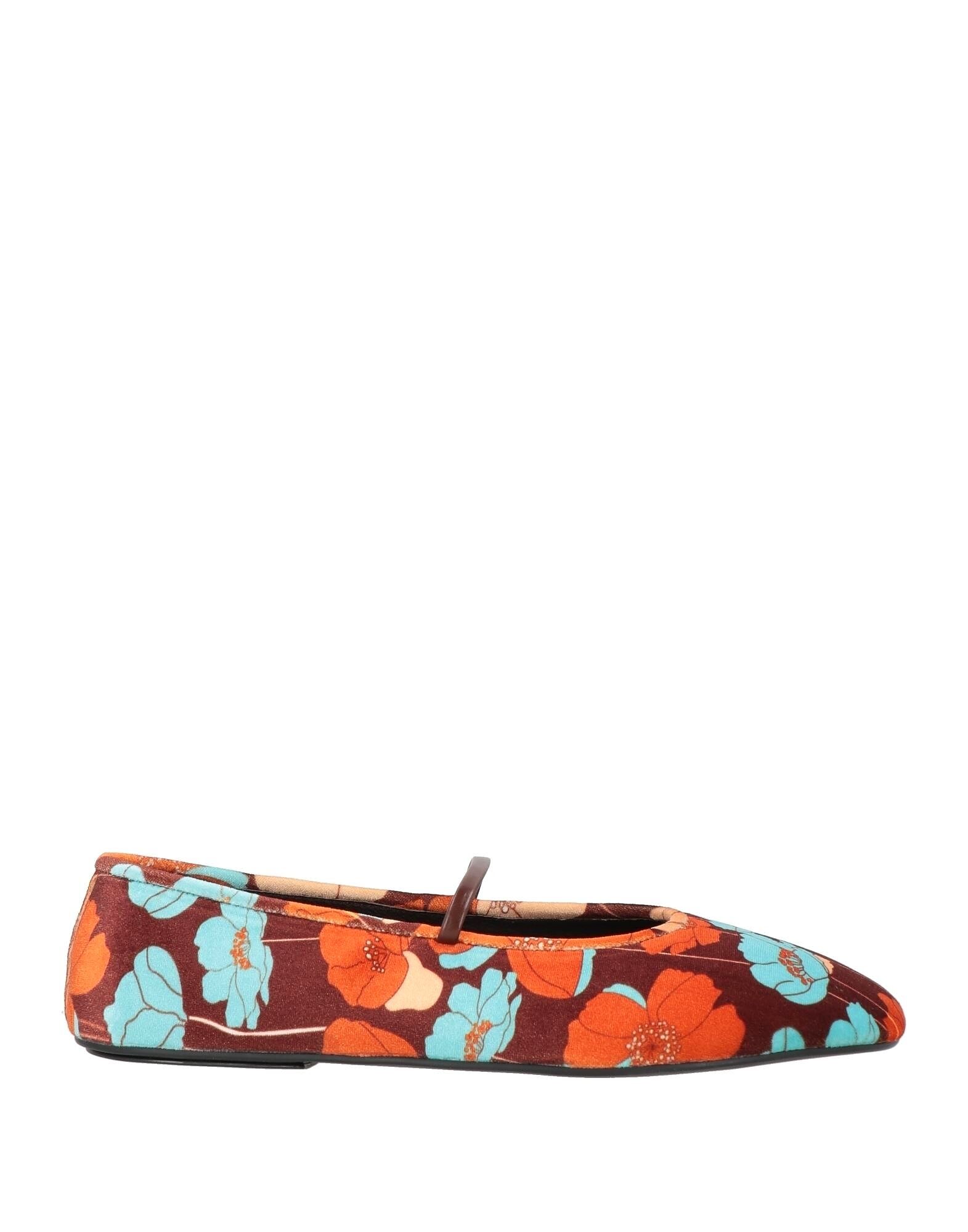 Балетки Jeffrey Campbell, темно-коричневый