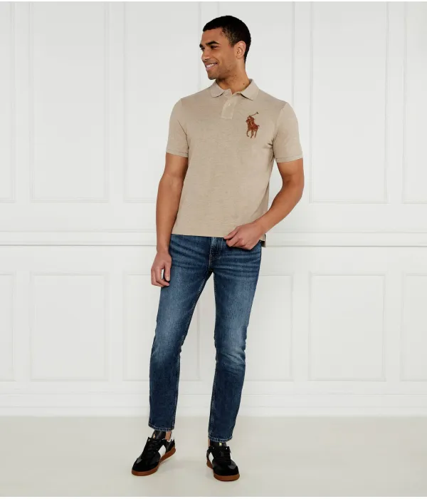 Футболка поло Classic fit Polo Ralph Lauren, бежевый — фото 2