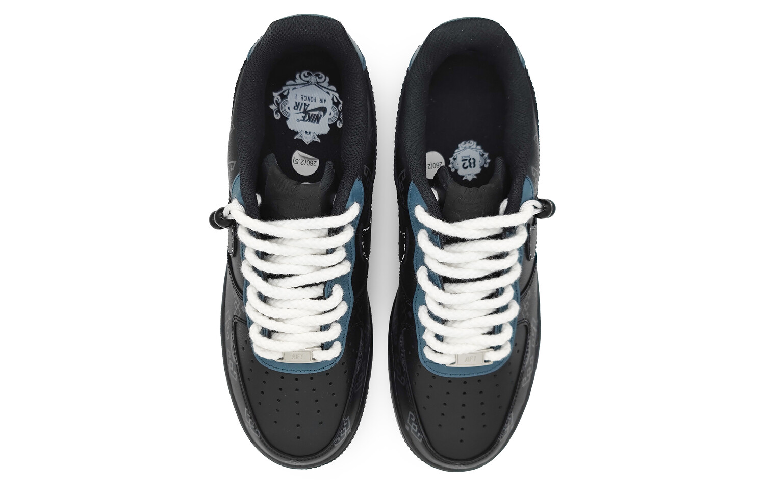 

Кроссовки Nike Air Force 1 Skateboard Shoes Men Low-Top Black