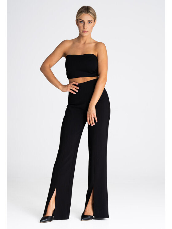 

Женские брюки regular fit Figlfigl, черный