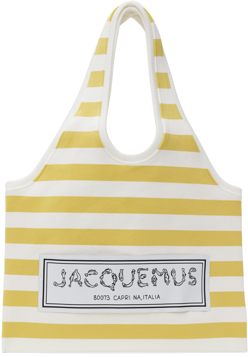 

Желто-белая сумка La Casa 'Le sac Marcel' JACQUEMUS, мультиколор/желтый