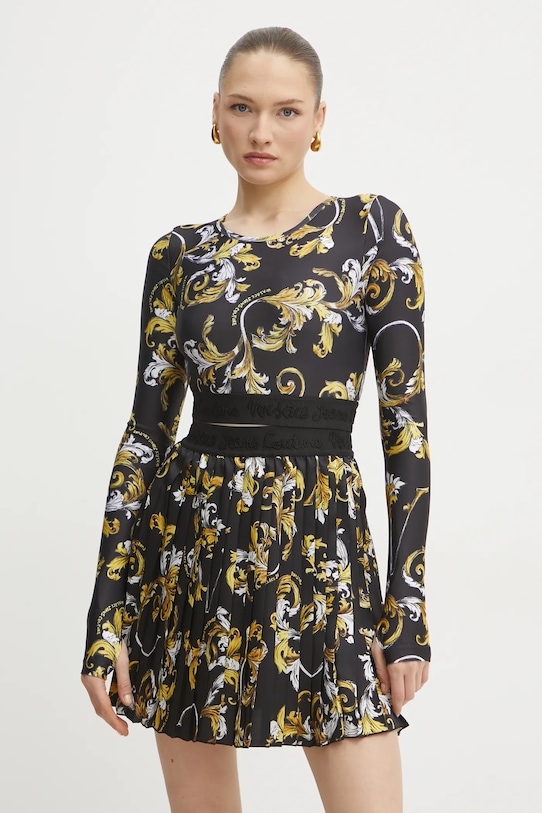 

Лонгслив Versace Jeans Couture, черный