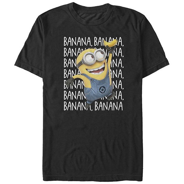 

Футболка Big & Tall Despicable Me Minions с принтом "I love bananas" Licensed Character