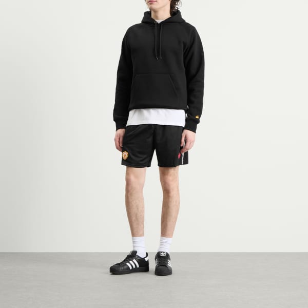 Adidas X stone roses Манчестер Юнайтед шорты, черный — фото 4
