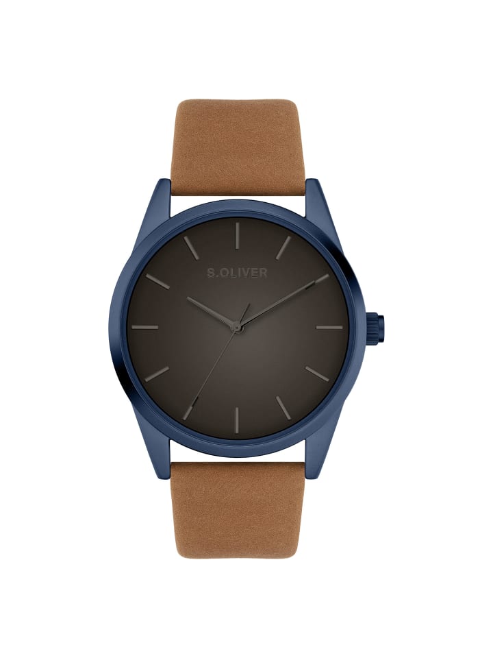 

s.Oliver Классические и элегантные наручные часы коричневого цвета