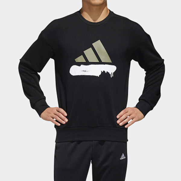Толстовка men's o2 swt bos sports stylish black Adidas, черный — фото 3