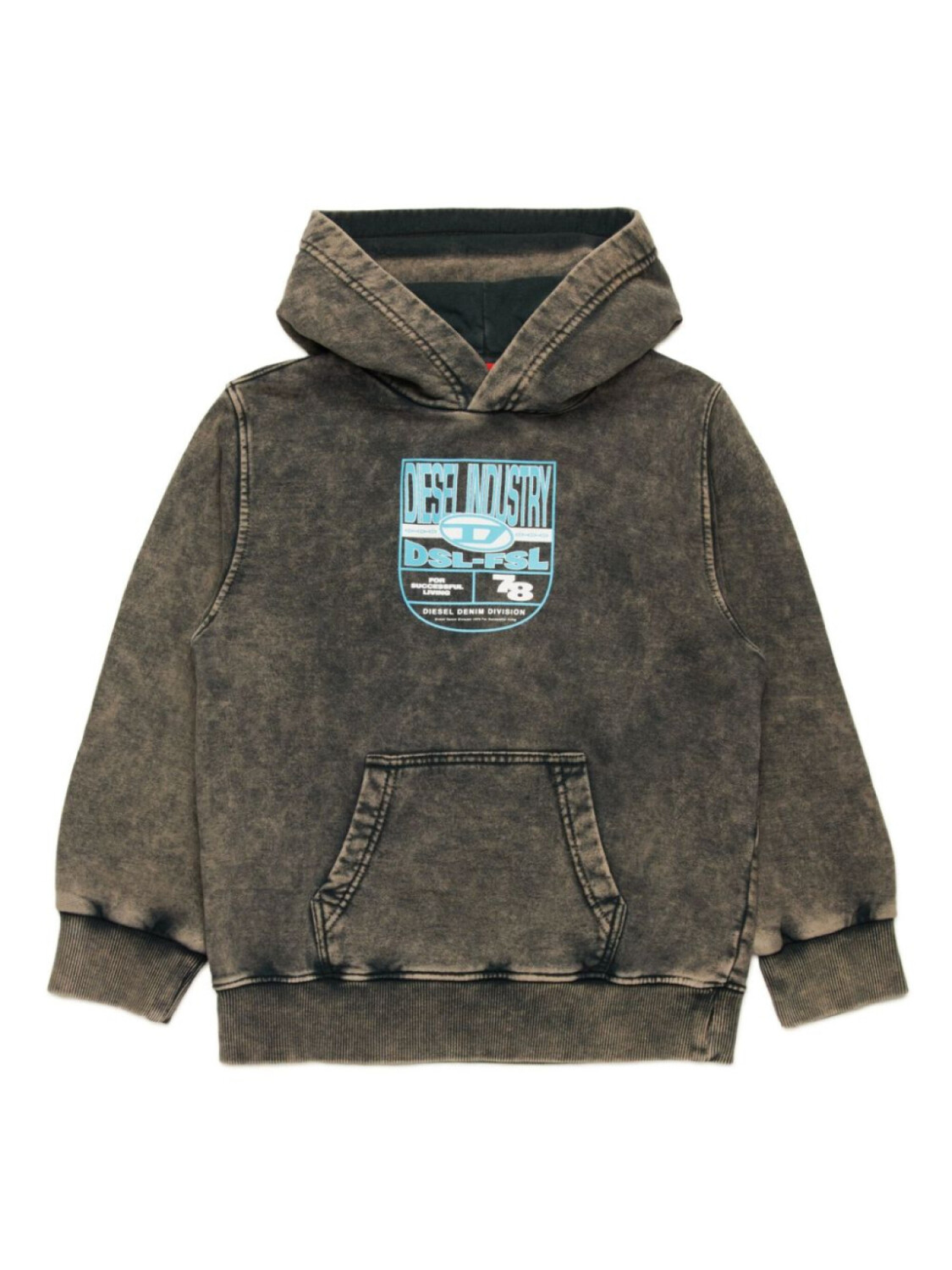 

Diesel Kids худи с логотипом, черный