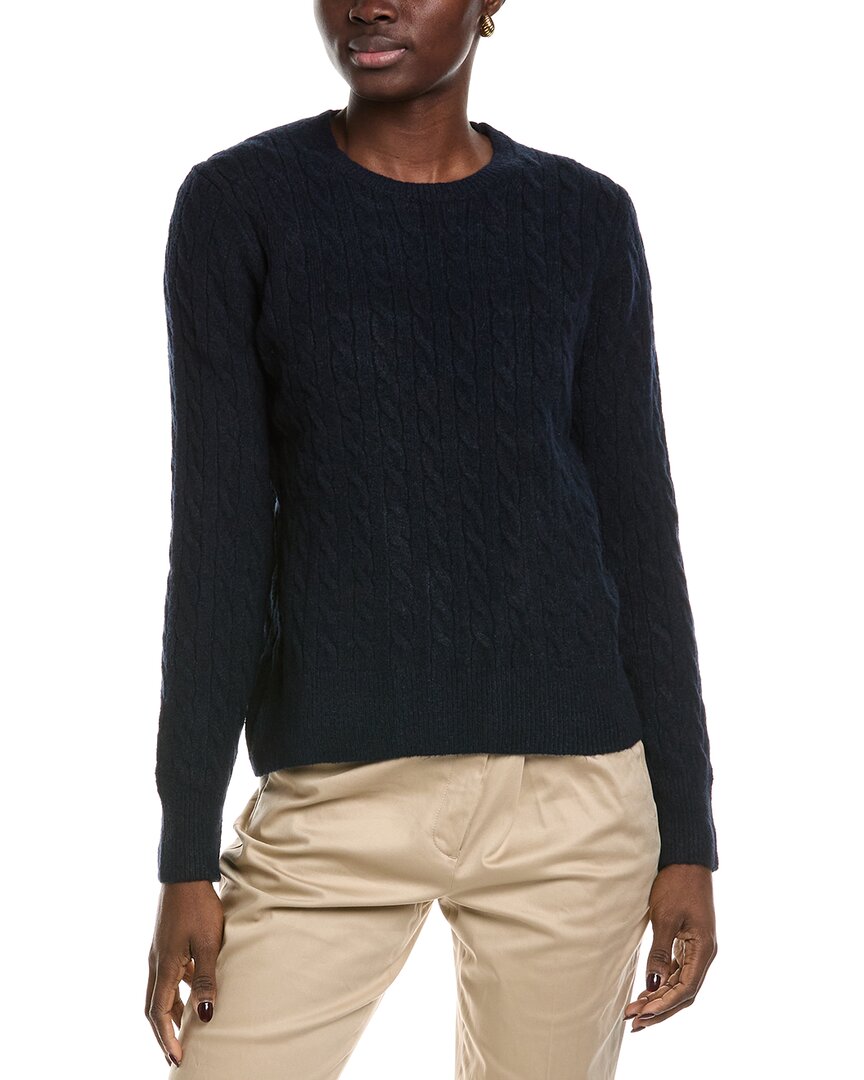 

Свитер Brooks Brothers Cable Crewneck, синий