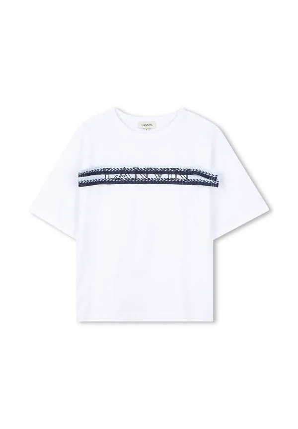 Футболка с принтом Lanvin, Blanc Bleu