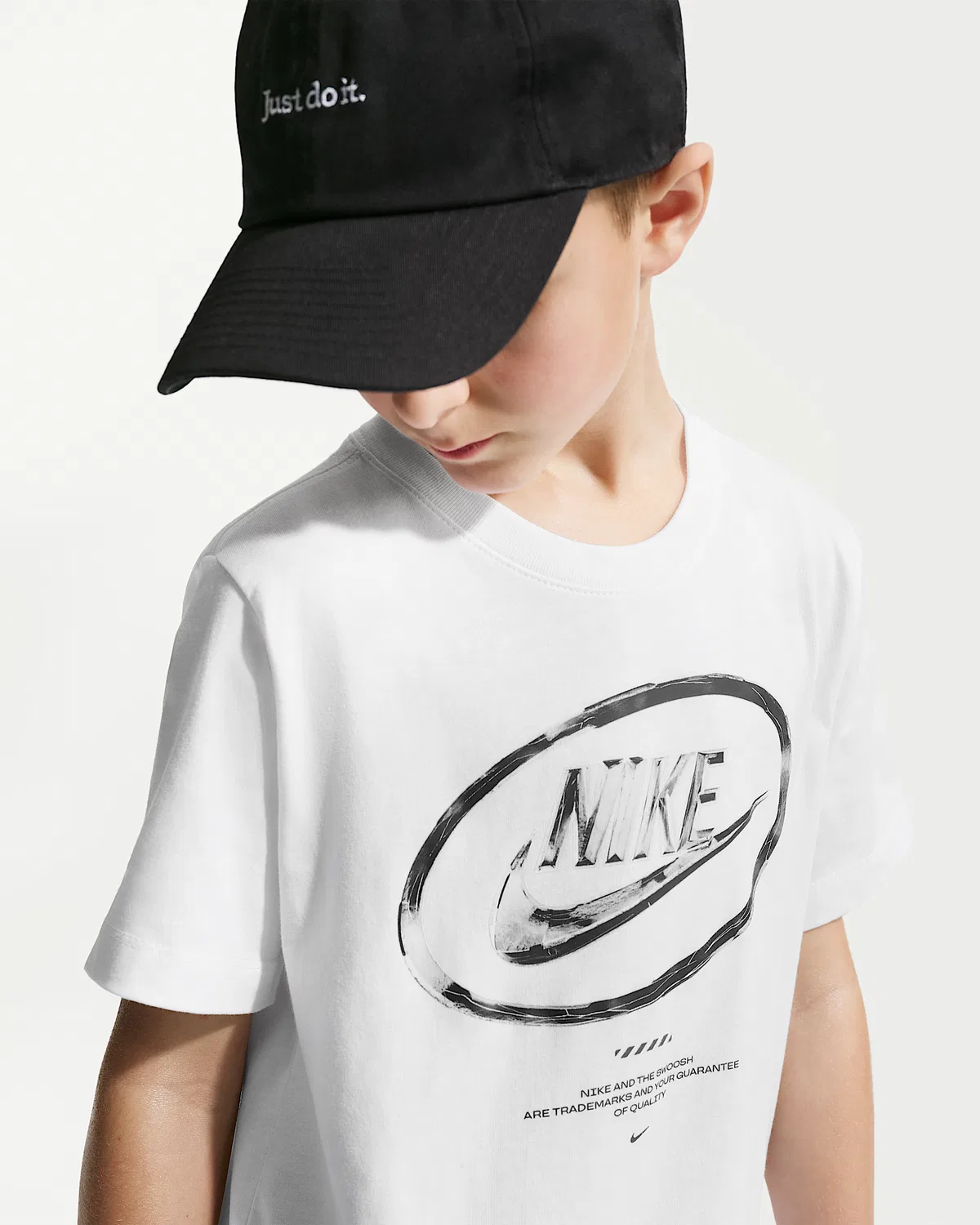 Детская футболка Nike Sportswear, White — фото 3