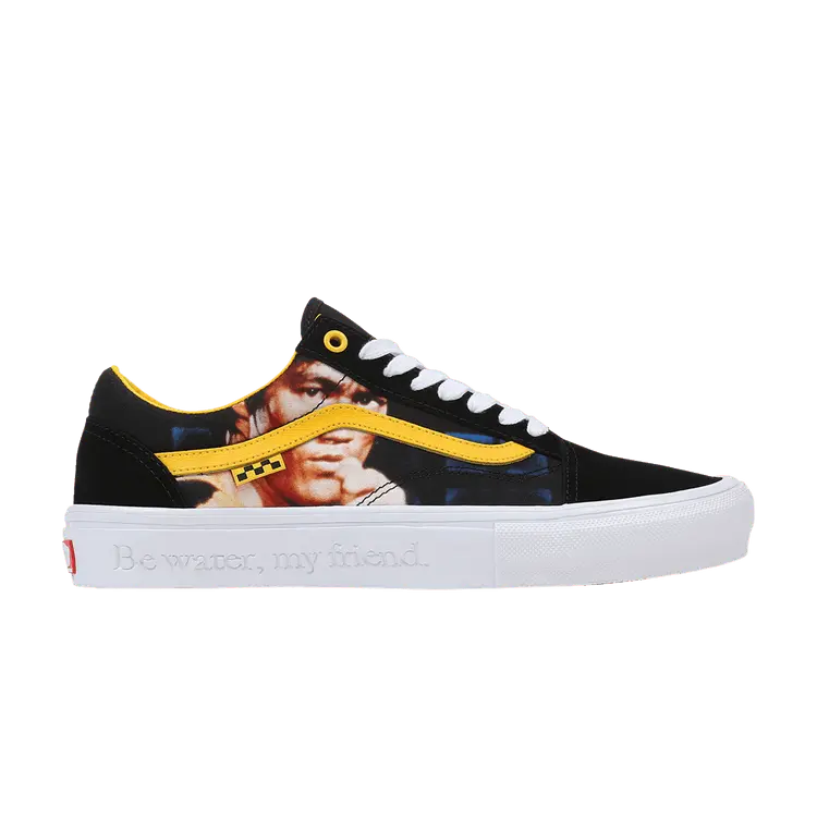 

Кеды Vans Bruce Lee x Skate Old Skool 'Black Yellow', черный