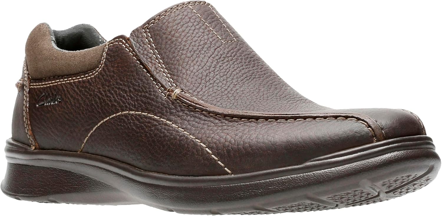 Мужские лоферы Clarks Cotrell Step без застежки, коричневый — фото 3