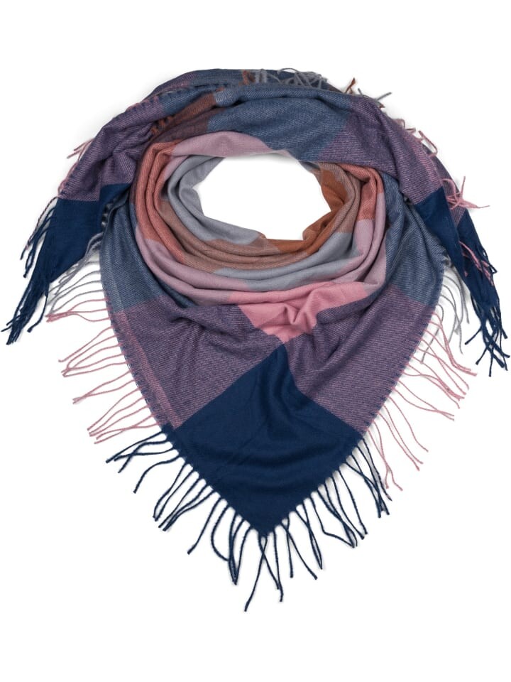 

Шарф styleBREAKER, цвет blau/rose/braun