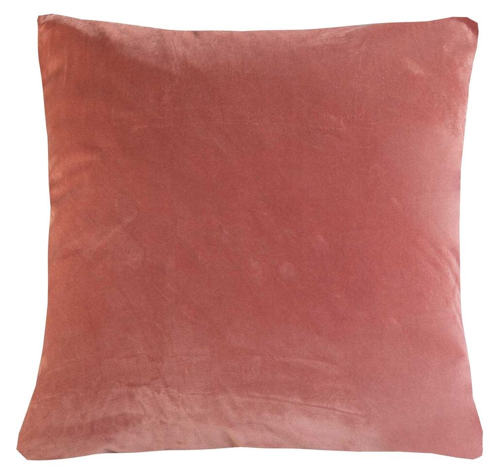 

Чехол на подушку - старый розовый - бархат - 50 х 50 см - на молнии Gözze W.F. Frottier-Weberei GmbH