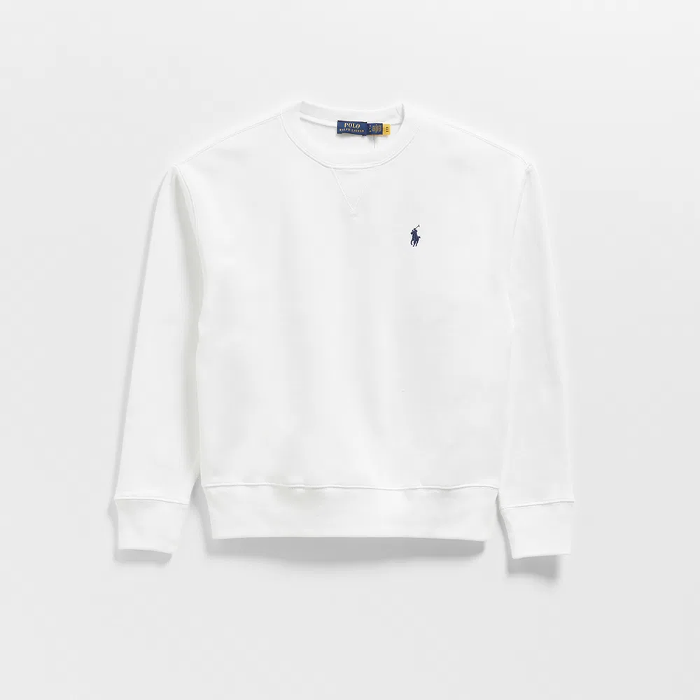 Женский флисовый пуловер белый от Polo Ralph Lauren