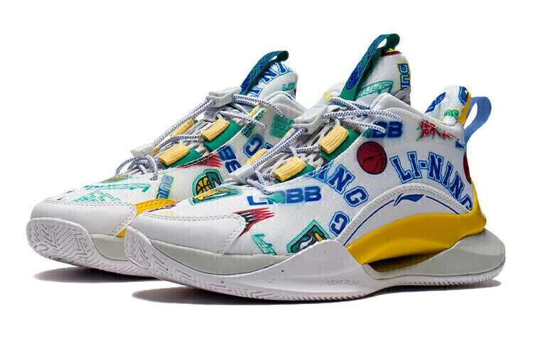 Баскетбольные кроссовки Team2.0 Kids GS Mid-top Standard White/green Pepper Green Lining Young — фото 3