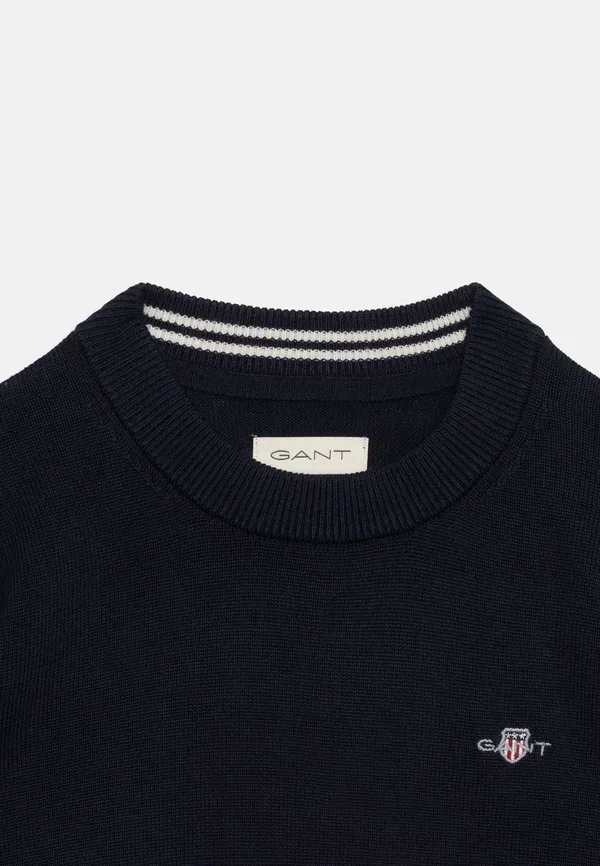Джемпер Gant Shield crew neck evening, вечерний синий — фото 3