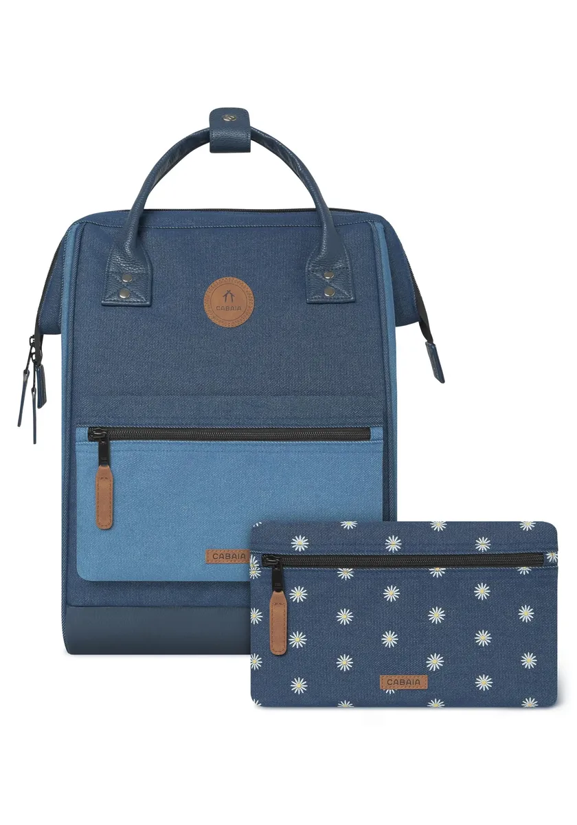 

CABAIA рюкзак "Adventurer M Denim", городской рюкзак со сменными передними карманами, синий