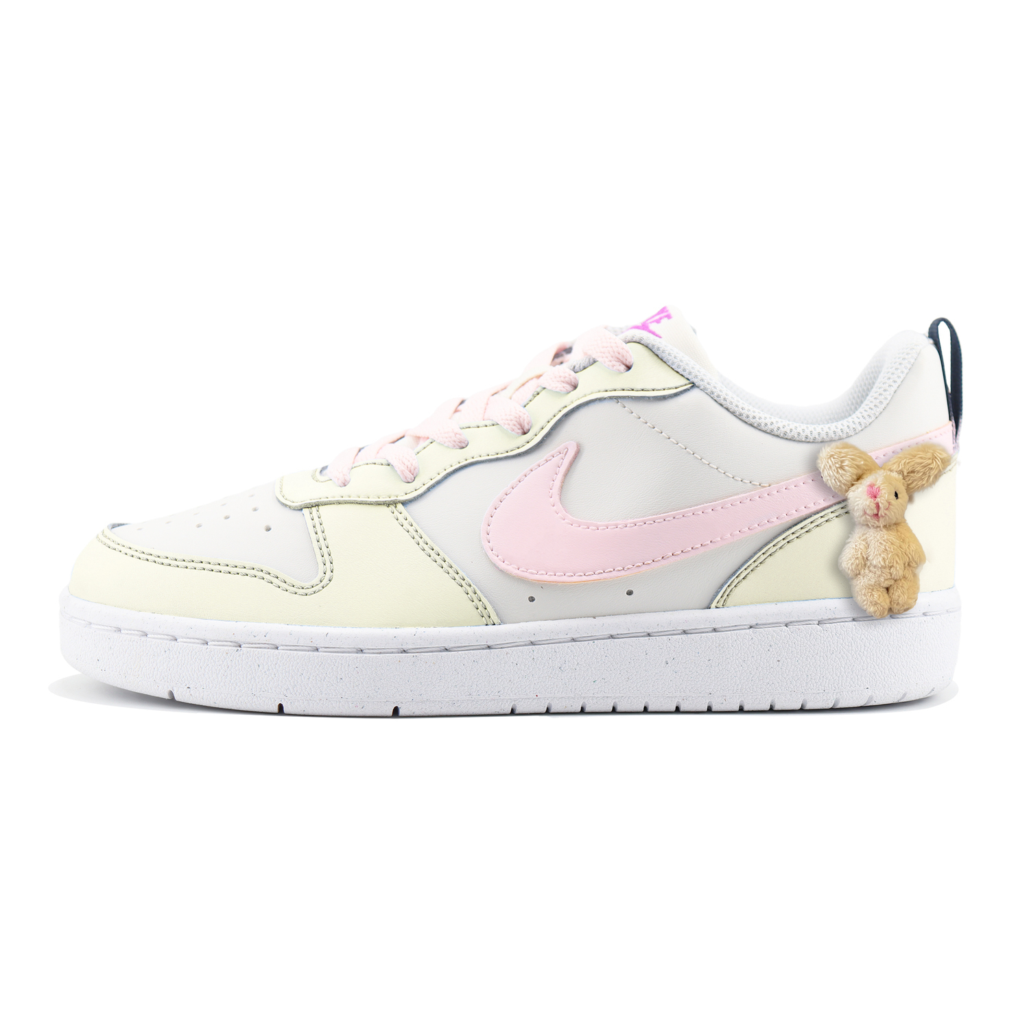 

Низкие детские кроссовки для скейтбординга Court Borough Sloppy Little Rabbit для подростков Nike, желтый