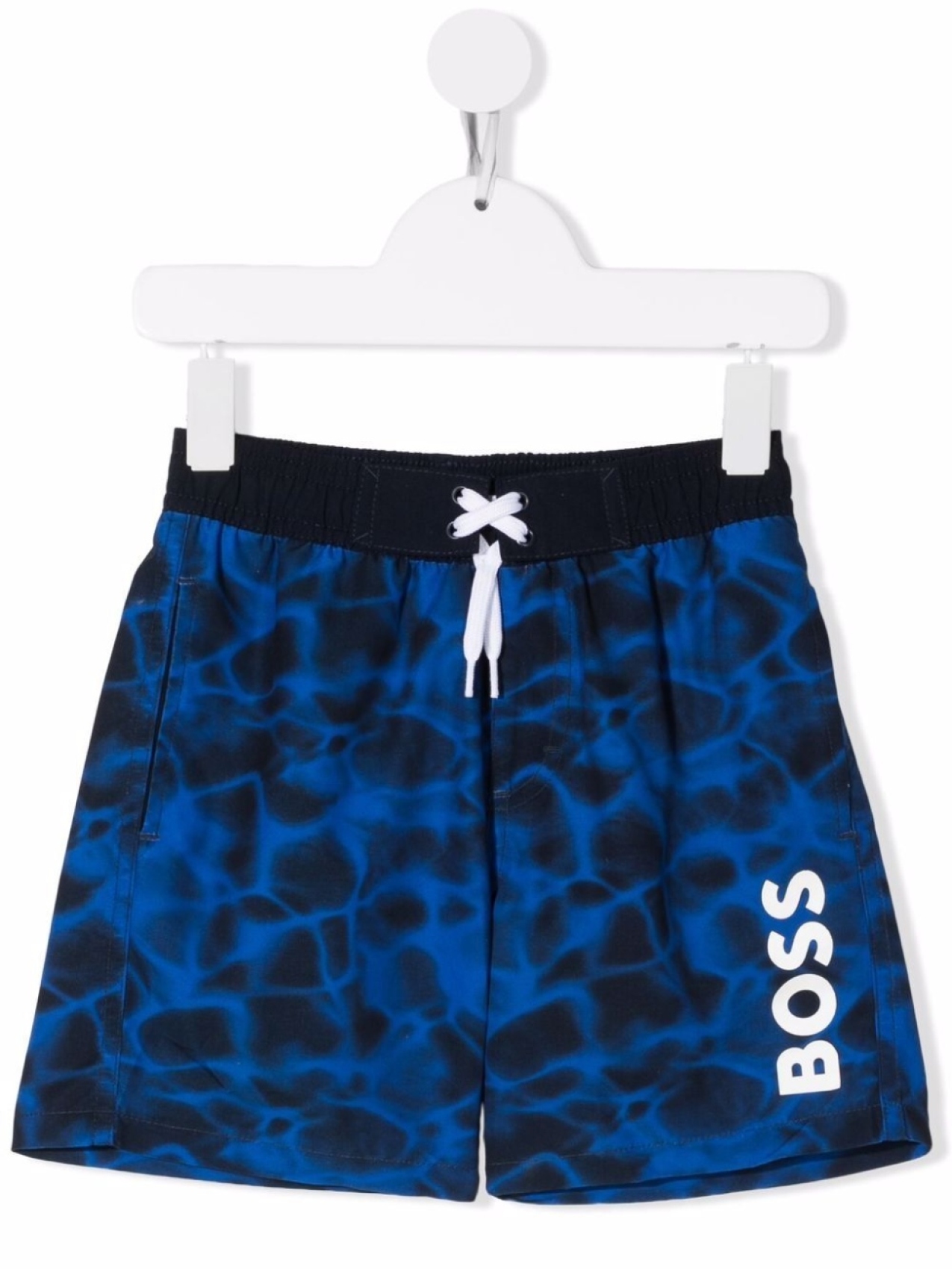 

BOSS Kidswear плавки-шорты с логотипом, синий