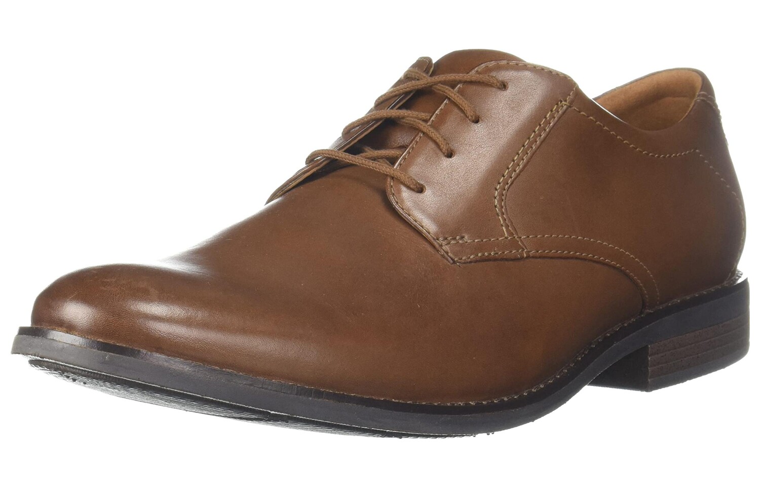 Туфли мужские низкие коричневые Clarks — фото 2