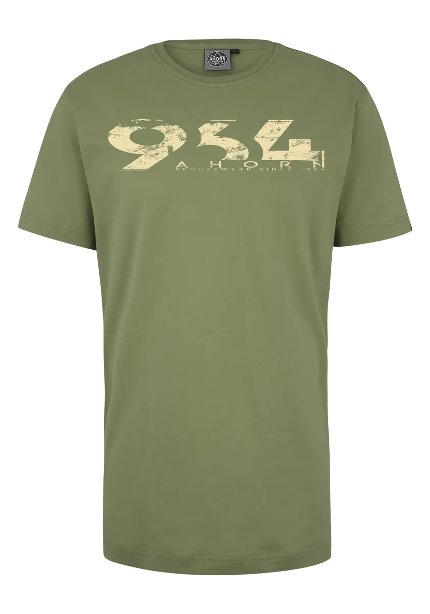 

Футболка AHORN SPORTSWEAR "964_EGGSHELL", с модным принтом, зеленый