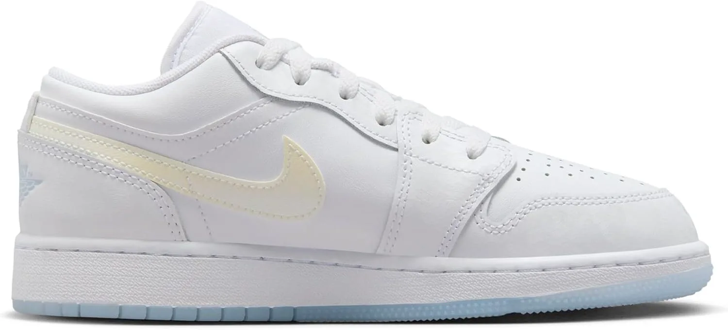 Детские кроссовки Nike Air Jordan 1 Low, белый/синий — фото 3