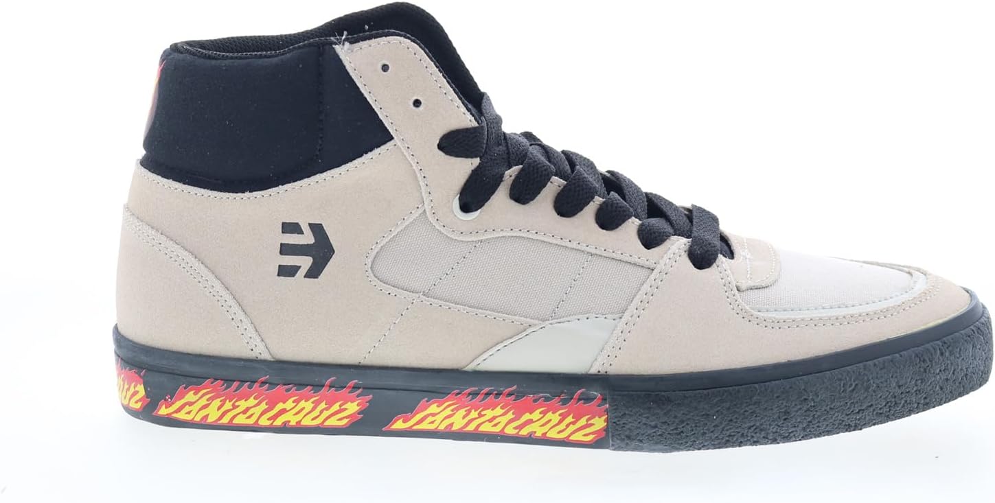 Мужские кеды Etnies Screw Vulc X Santa Cruz среднего уровня, белый/черный — фото 2