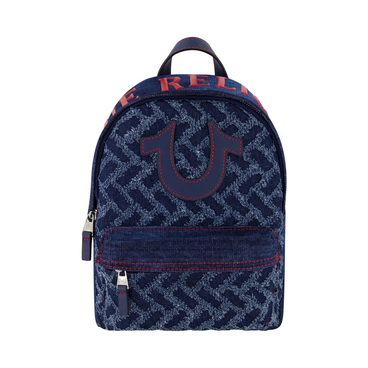 

Джинсовый мини-рюкзак с логотипом True Religion, цвет Dark Denim