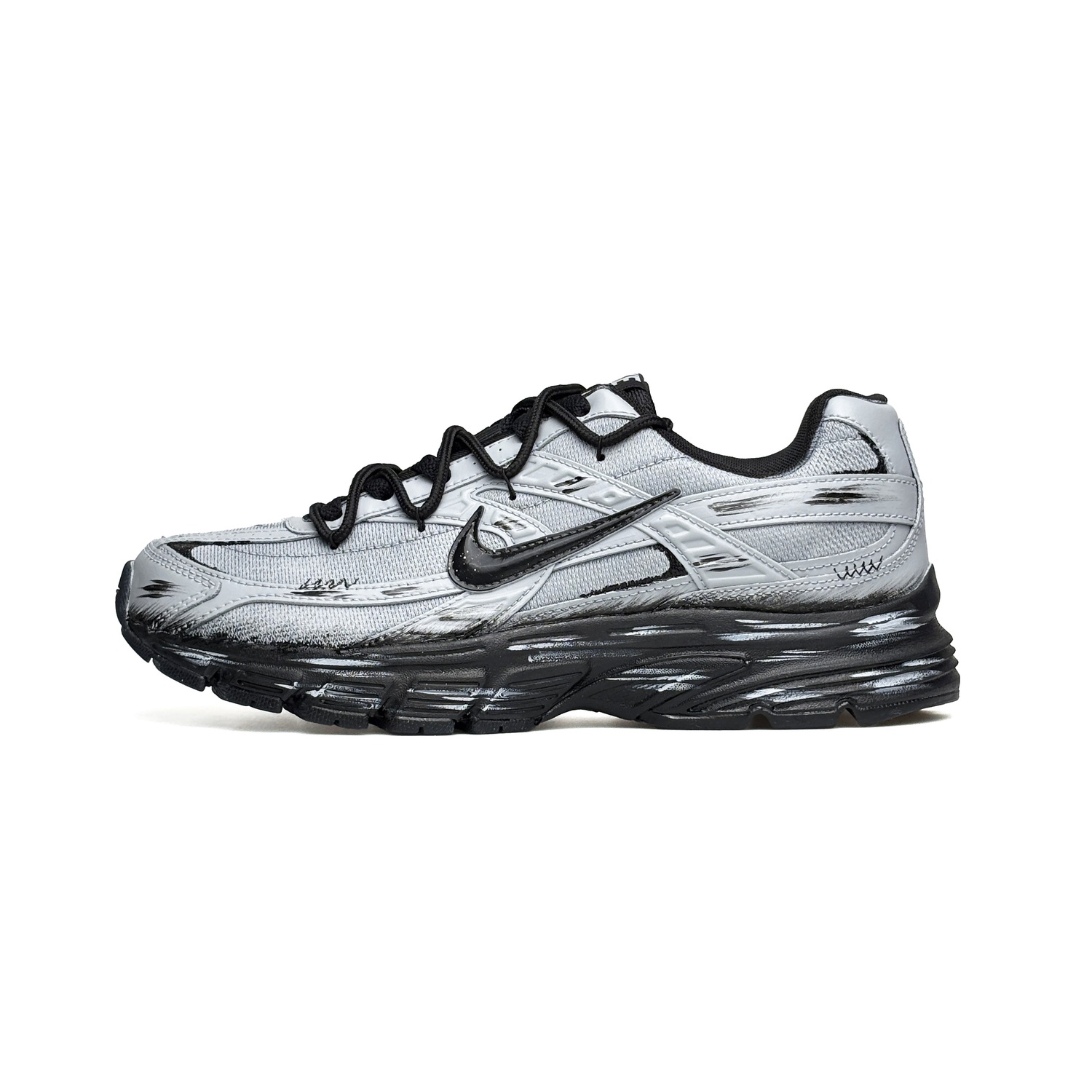 

Nike Инициатор устойчивые к истиранию увеличивающие рост низкие повседневные беговые кроссовки мужские black gray