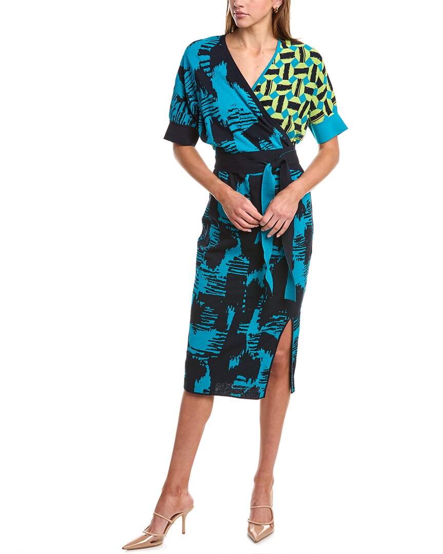 

Платье-халат Aya от Diane von Furstenberg, синий