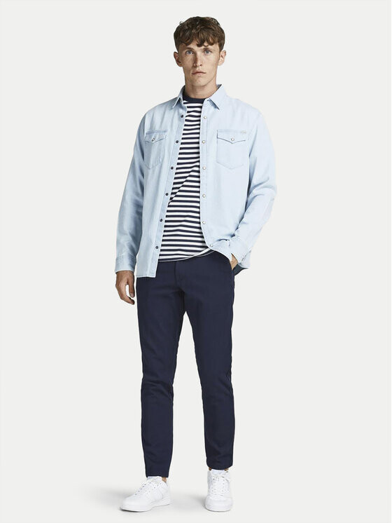 

Брюки-Чиносы slim fit Jack&Jones, синий