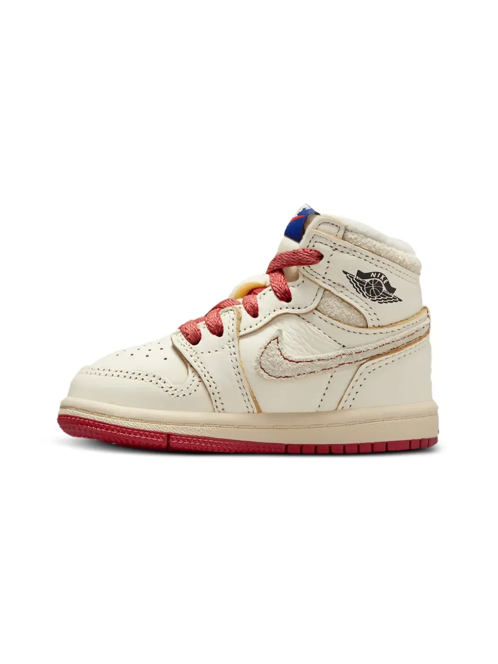 Кроссовки Air Jordan 1 "Sail/Light Bone" Jordan Kids, нейтральный — фото 2