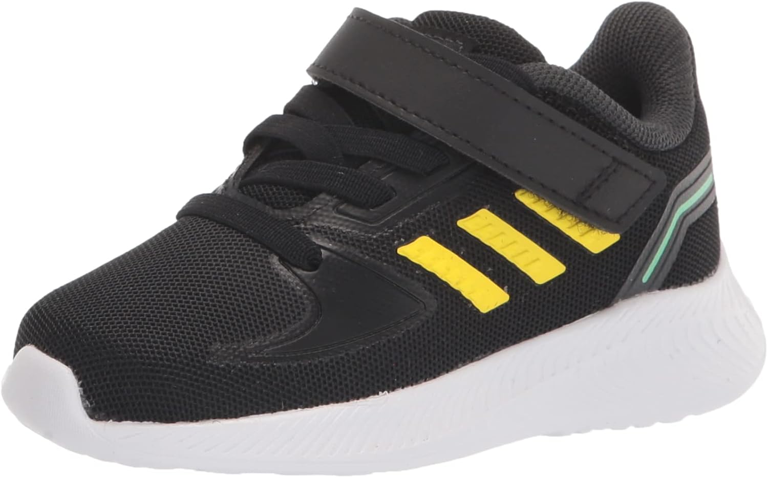 

Кроссовки для бега adidas Unisex-Baby Runfalcon 2.0, черный/зеленый/желтый