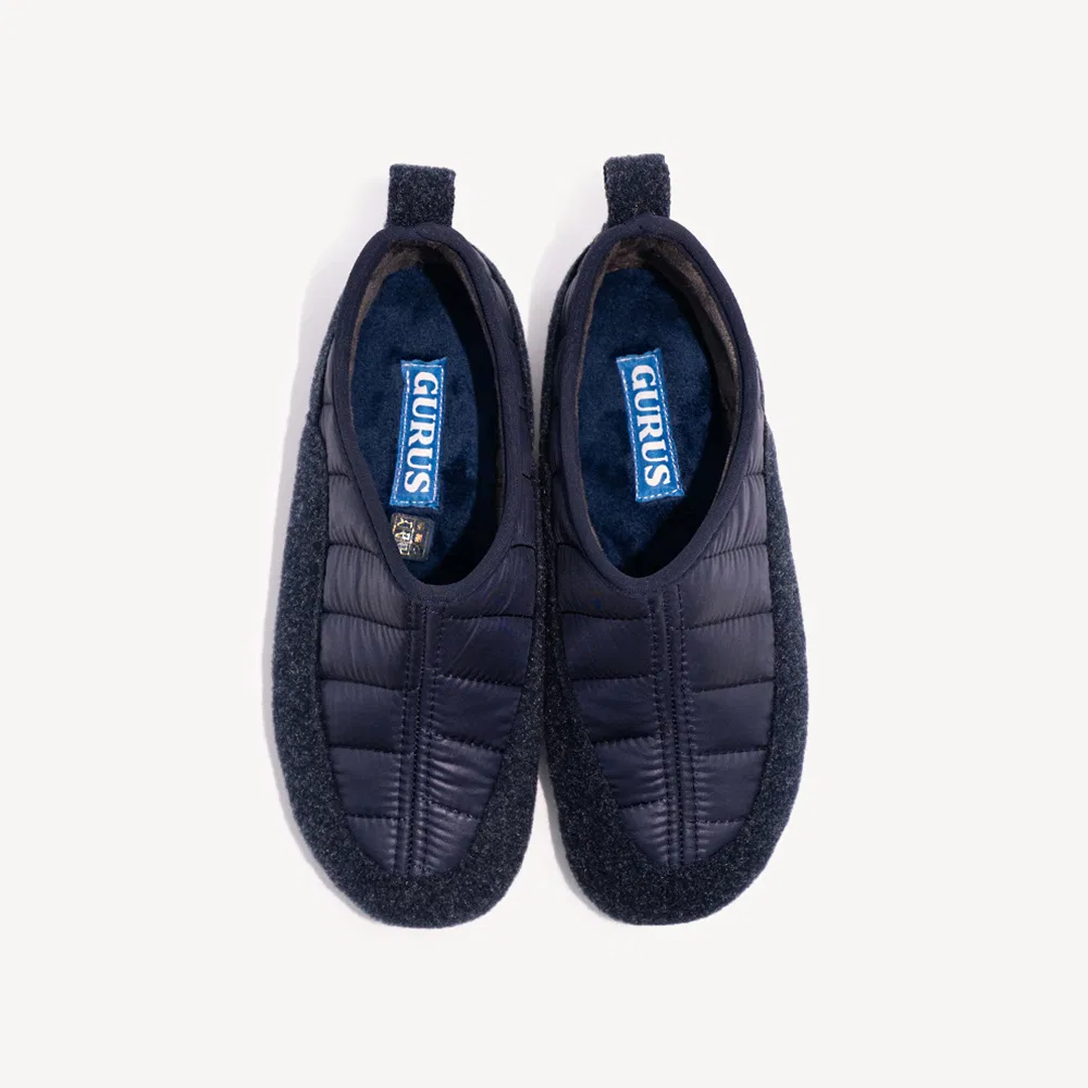 Мужские зимние слипоны Valencia New, тёмно-синие, от Gurus Shoes — фото 2