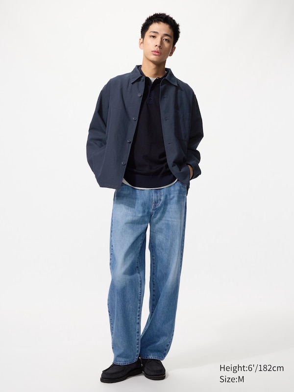 Рубашка-куртка из смеси хлопка и льна Uniqlo, 38 dark brown — фото 2