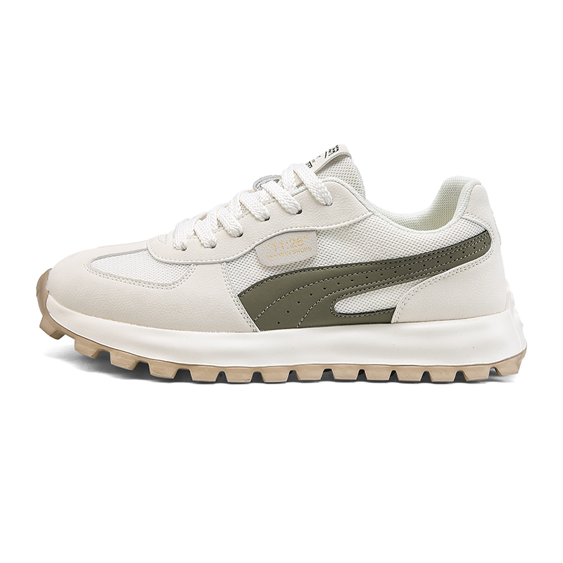 

Низкие повседневные туфли мужские BOLE, Beige Black