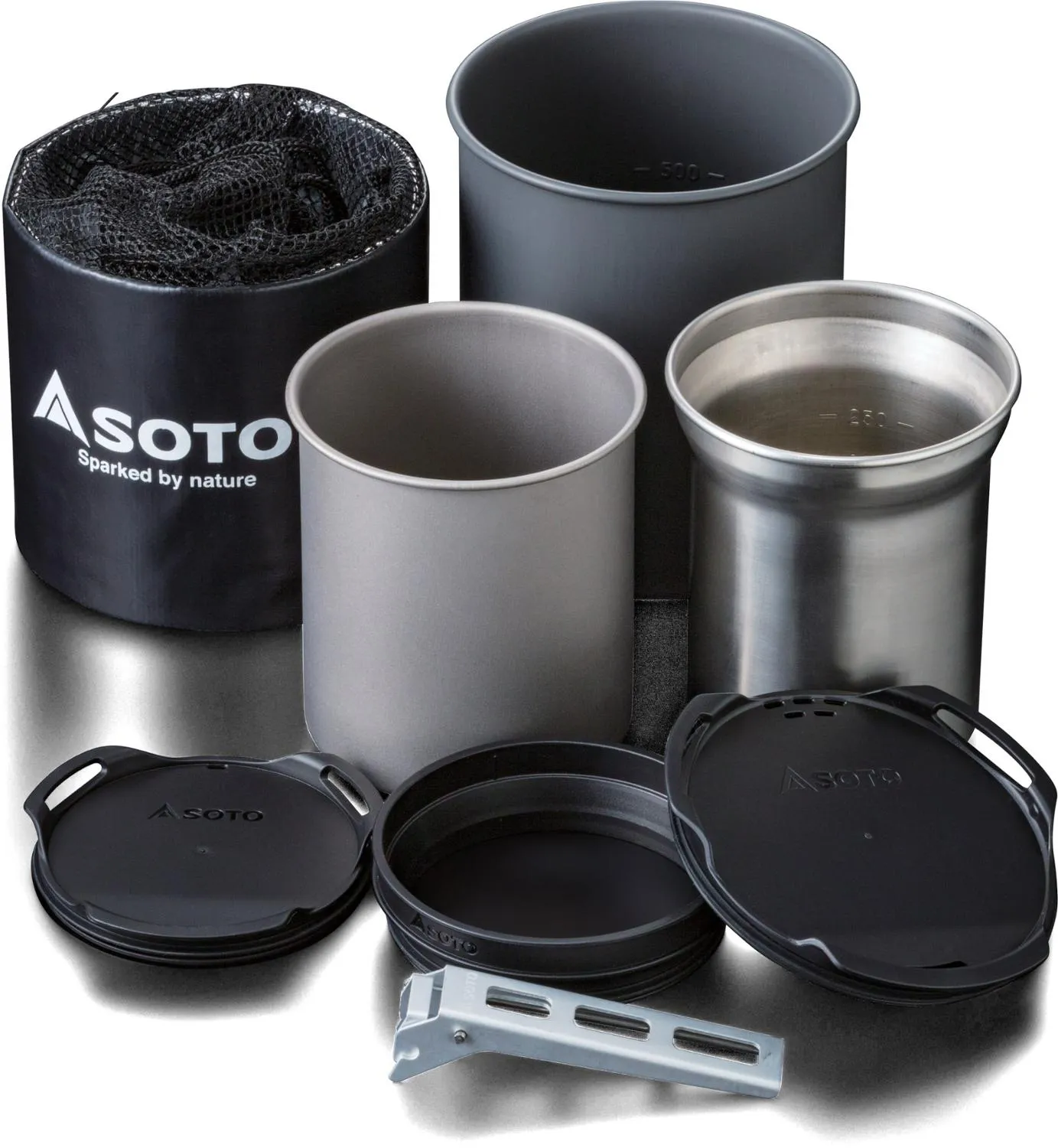 

Термостекированный кухонный набор комбо Soto, Black