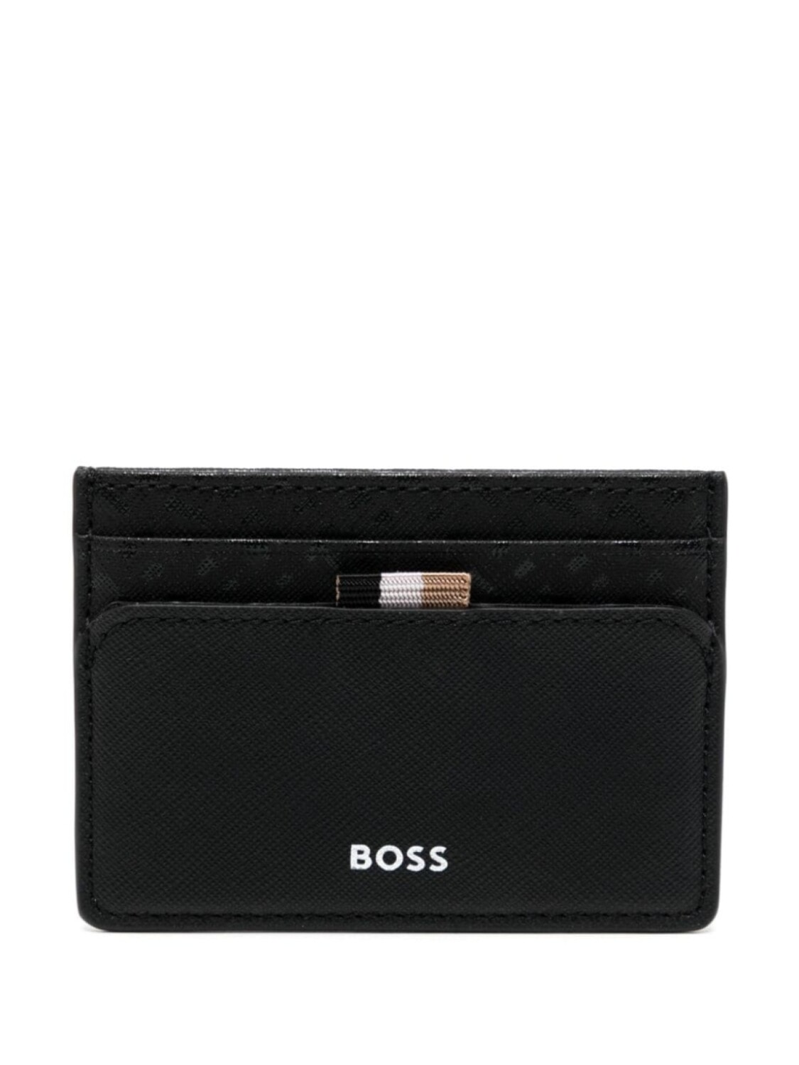 

BOSS визитница из кожи Zair, черный
