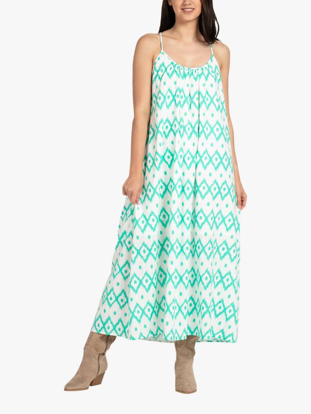 

Макси-платье с принтом uloa ikat Sisters Point, цвет Mint/White