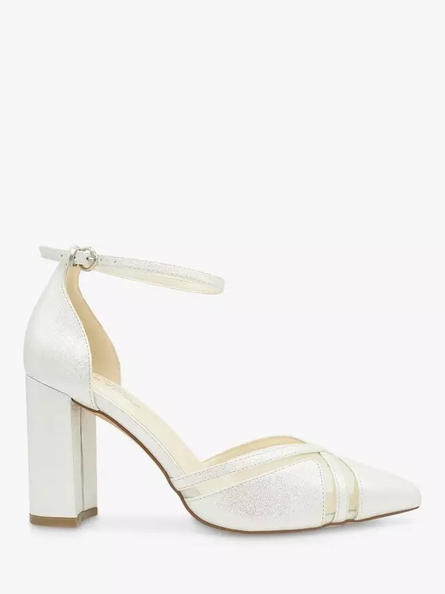

Сандалии Paradox London Rhea Shimmer Block, слоновая кость