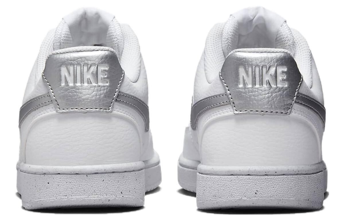 Женские кроссовки для скейтбординга Nike Court Vision 1, Белый/Серебристый — фото 4