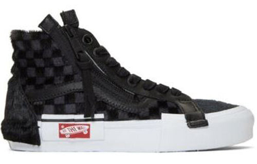 Кроссовки Vans SK8-HI CAP LX 'Black Pony', черный — фото 2