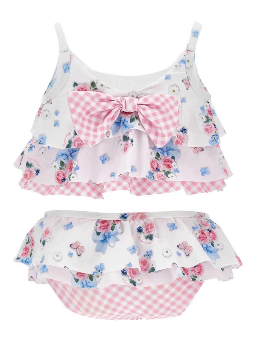 

Бикини с цветочным узором Monnalisa, белый