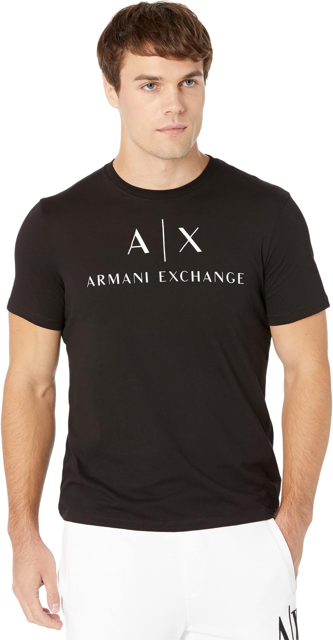 

Футболка с логотипом Armani Exchange, черный