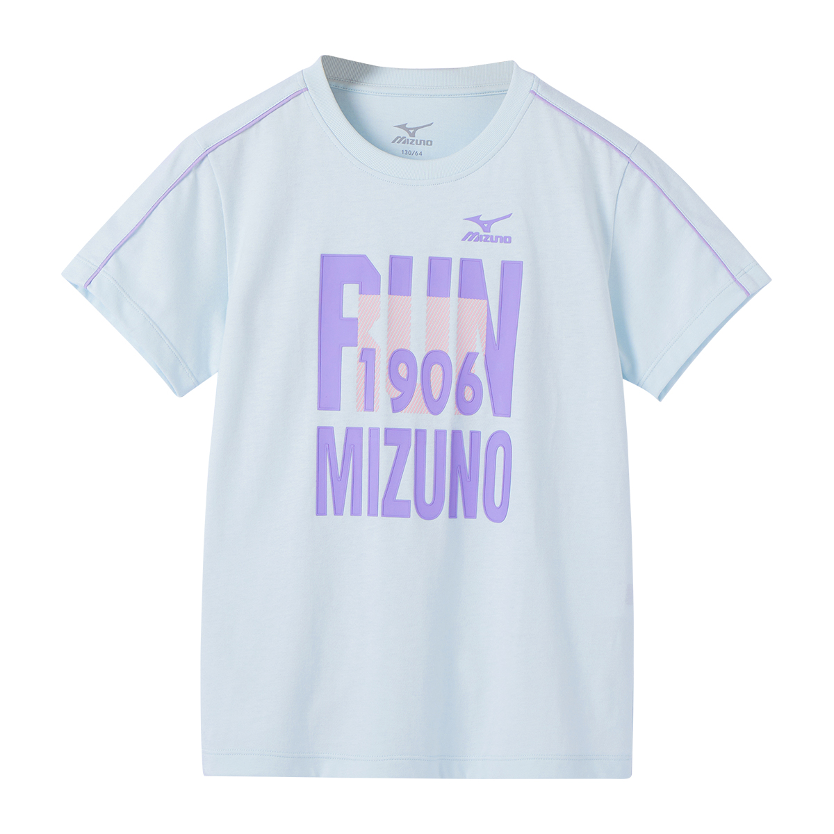 Футболка школьная Mizuno Синяя — фото 3